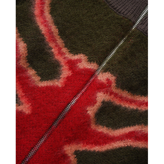 Butter Goods Beetle Zip-Thru Knit Sweater