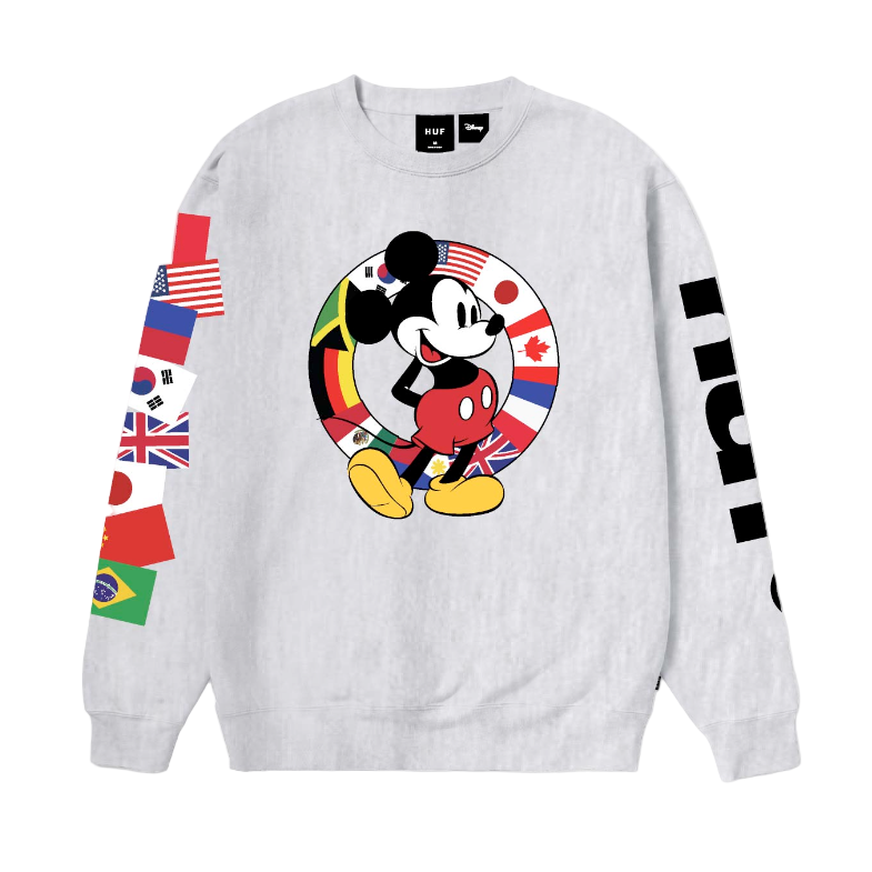 Huf x Mickey Mouse Worldwide Tour Crewneck