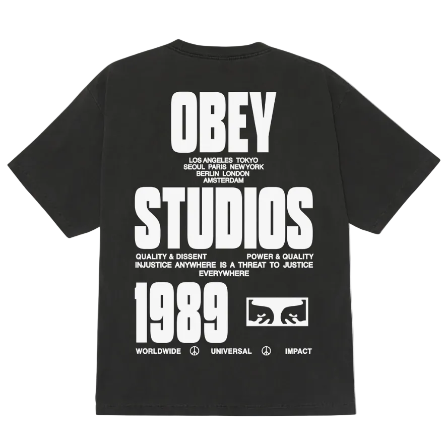 Obey Stamped Pigment Tee