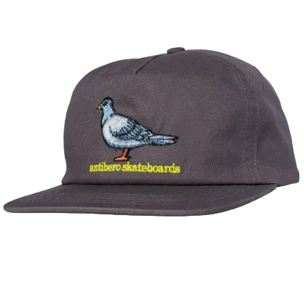 Anti Hero Skateboards Hat Lil Pigeon Snapback Grey/Yellow
