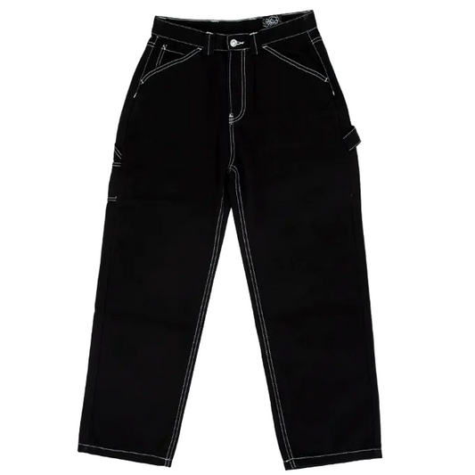 Krooked Skateboards Sun Heart Carpenter Pant (Black/Yellow)