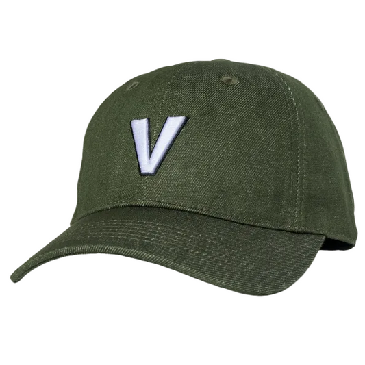 Venture Trucks Hat Retro V Strapback Olive Denim