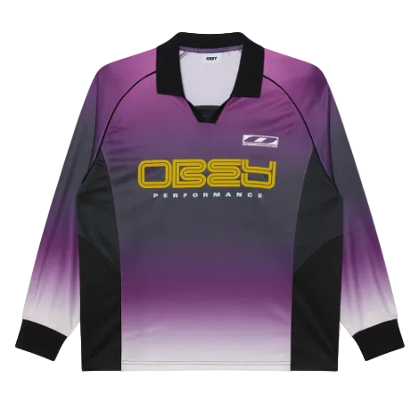 Obey Spectrum '89 L/S Jersey Purple Gradient