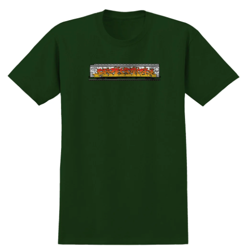 Spitfire Wheels T-Shirt Savie II Train Yard Forest