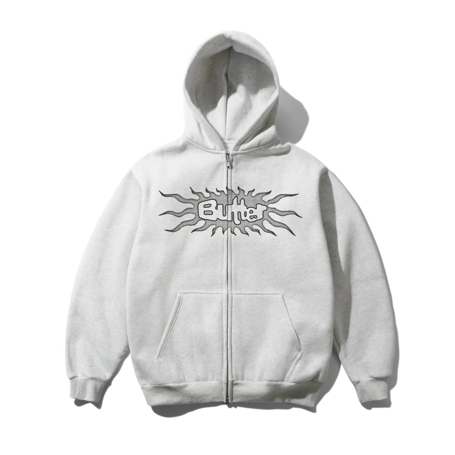 Butter Goods Solar Zip Thru Hood Ash