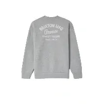 Brixton Straton Crew Heather Grey