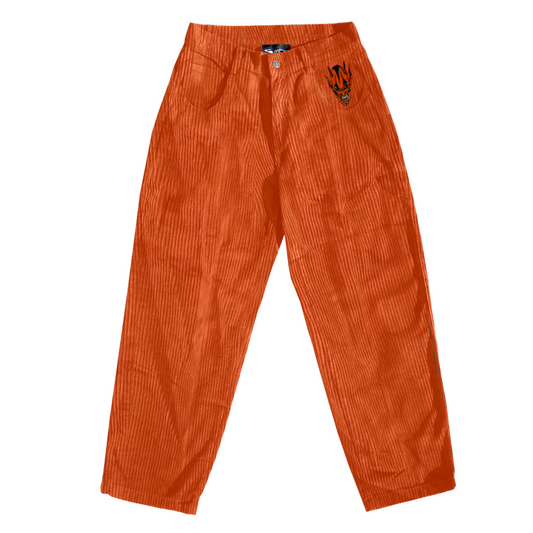 WKND Tubes Pant Burnt Orange Corduroy