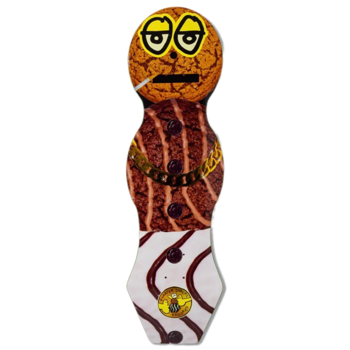 Krooked x Quartersnacks Snackman Deck