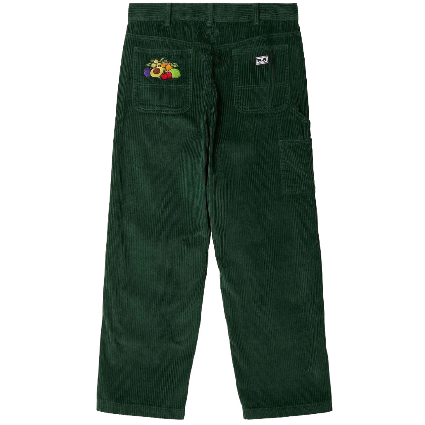 Obey Big Timer Embroidered Cord Pants Dark Cedar