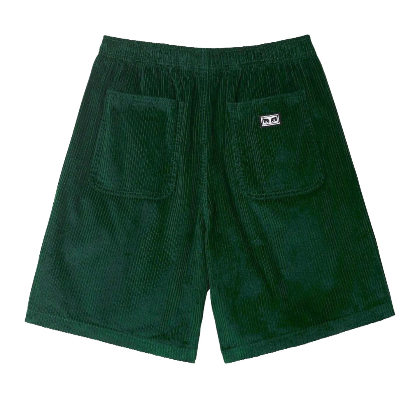 Obey Easy Relaxed Corduroy Shorts Dark Cedar