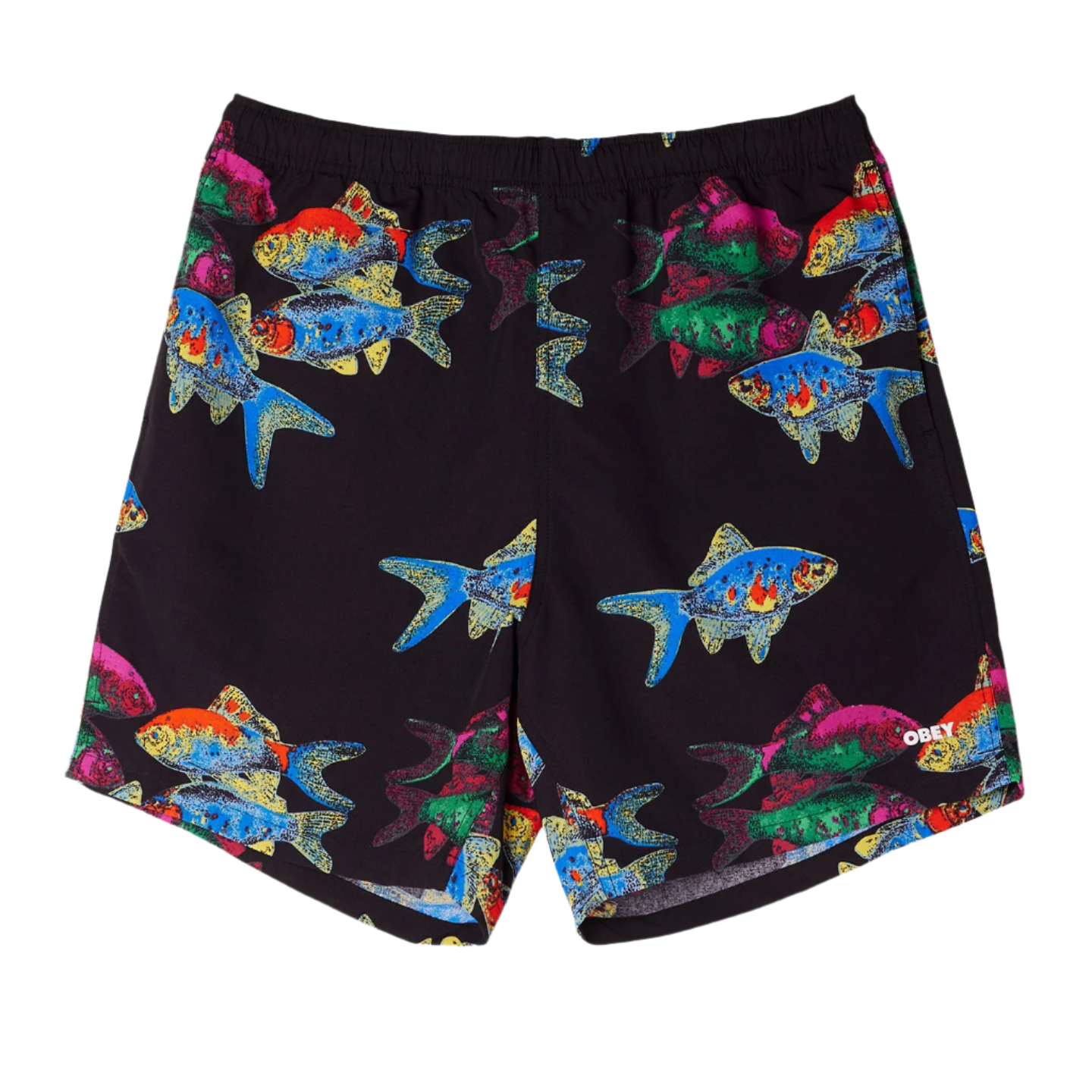 Obey Easy Fishbowl Short Black Multi