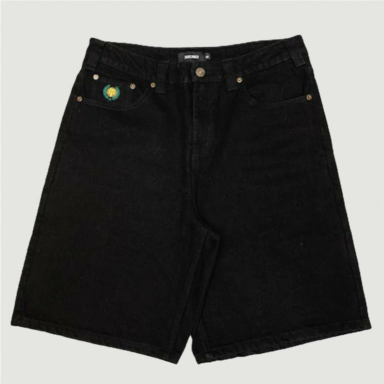 Theories Plaza Jeans Shorts Black