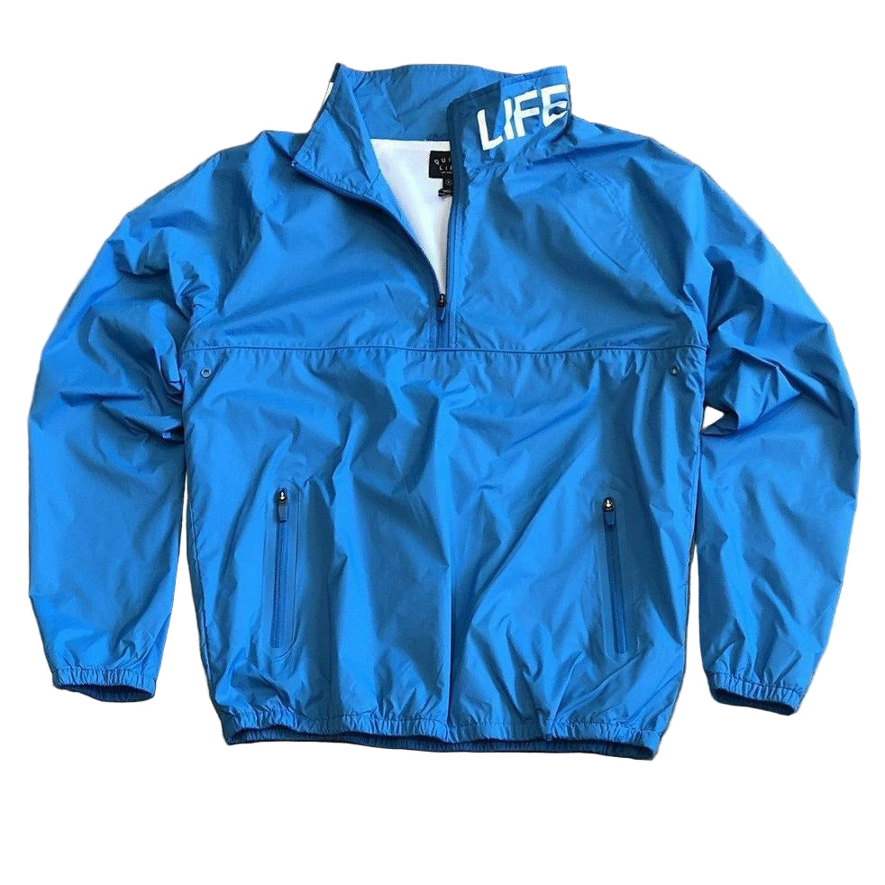 The Quiet Life Kick It Mock Neck Pullover Blue