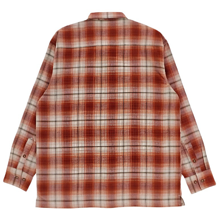 Dickies Ronnie Sandoval Brushed Flannel Shirt Rust Brown