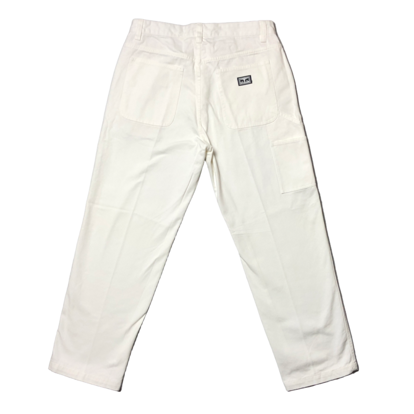 Obey Hardwork Carpenter Pant White